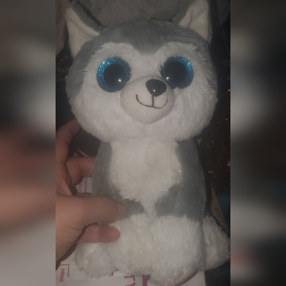 Plushie Siberia Husky Stuffed Animal/TY Like - Picture 3 of 7